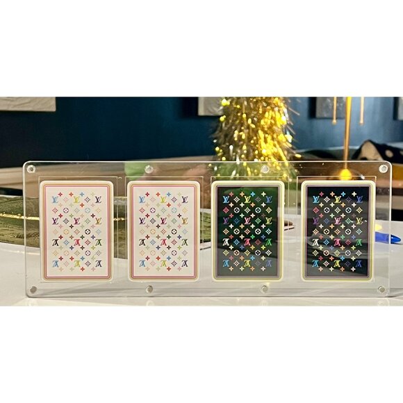 Louis Vuitton Black Takashi Murakami Monogram Playing Cards = 4 kings - Picture 7 of 9